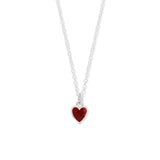 Boma Jewelry Necklaces Belle Heart Necklace with Stone
