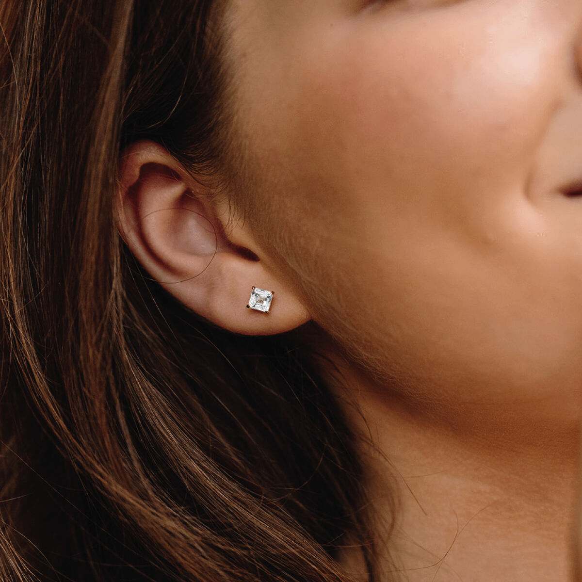 Boma Jewelry Aria Step Cut Gemstone Studs
