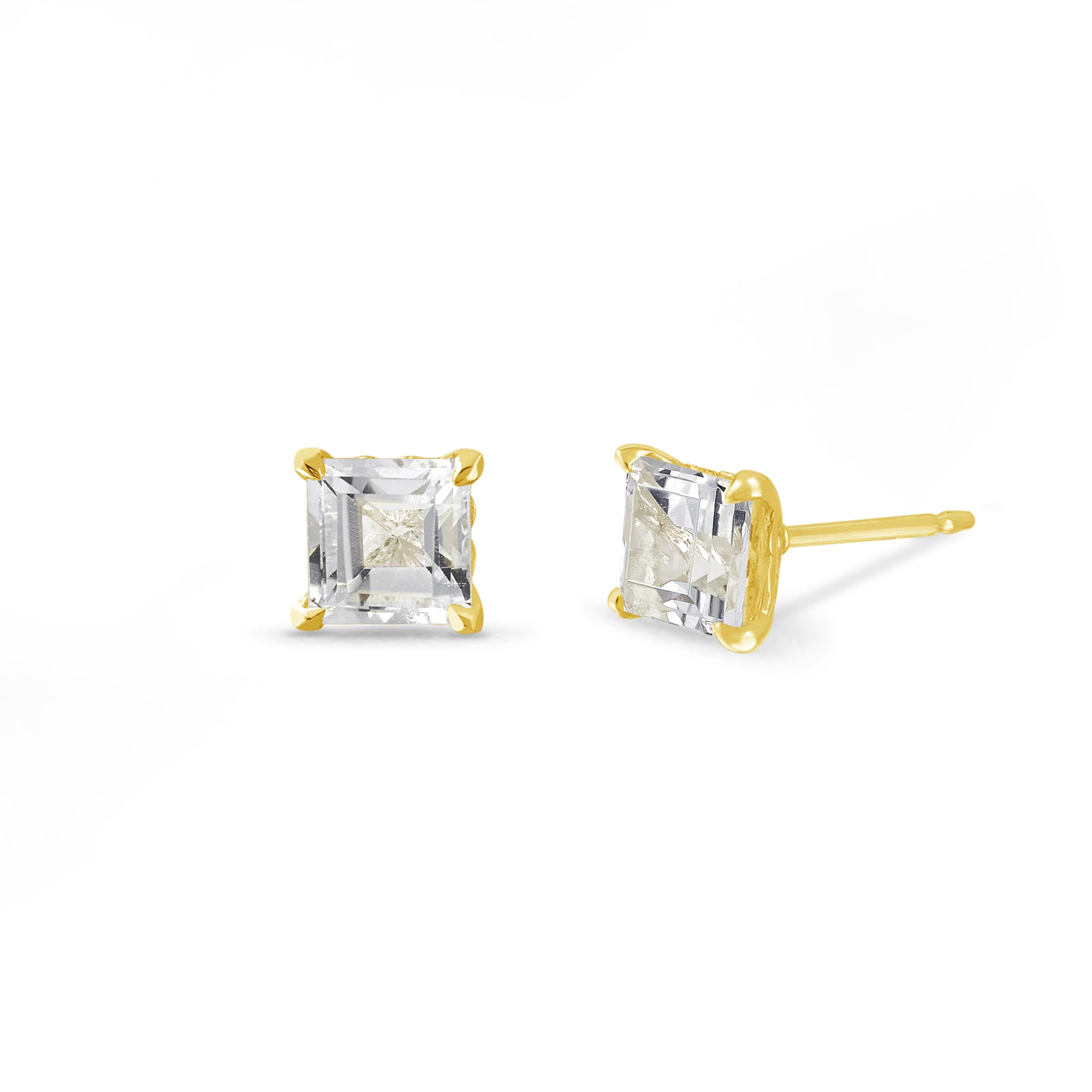 Boma Jewelry Aria Step Cut Gemstone Studs