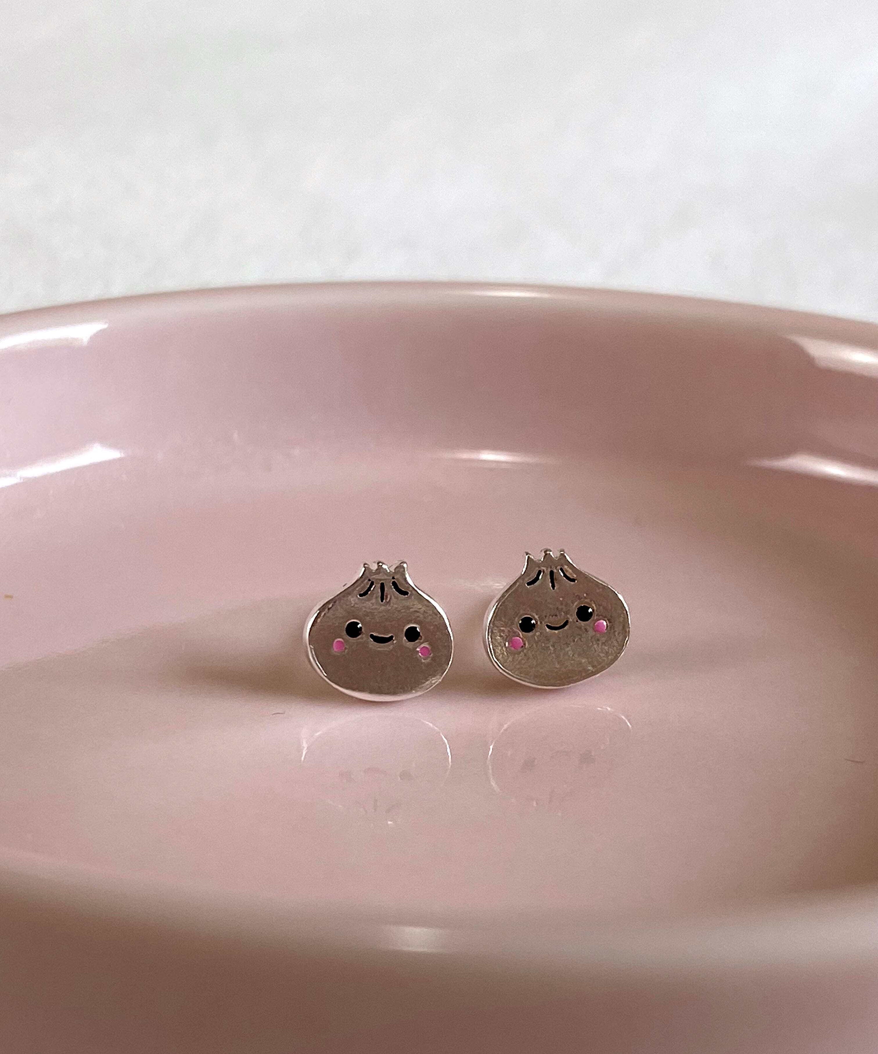 Boma Jewelry Earrings Happy Bao Dumpling Studs