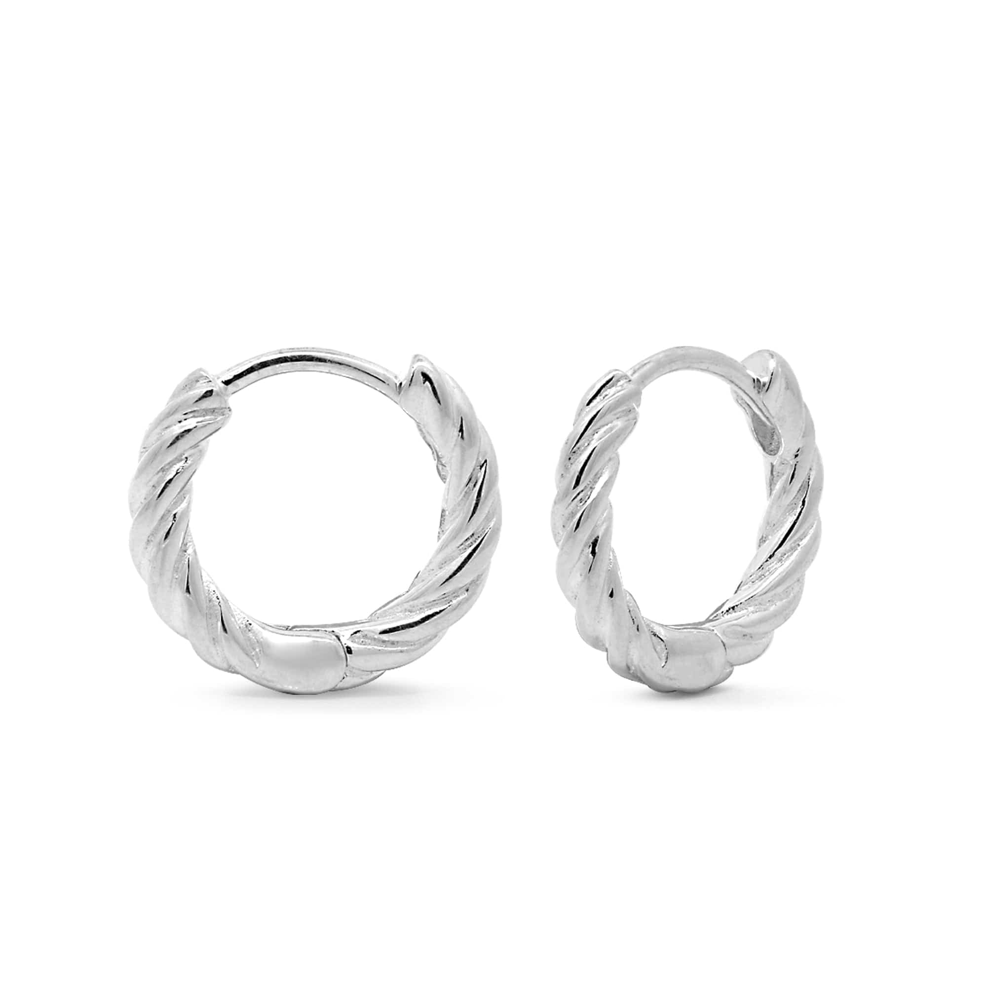 Boma Jewelry Braided Huggie Hoops