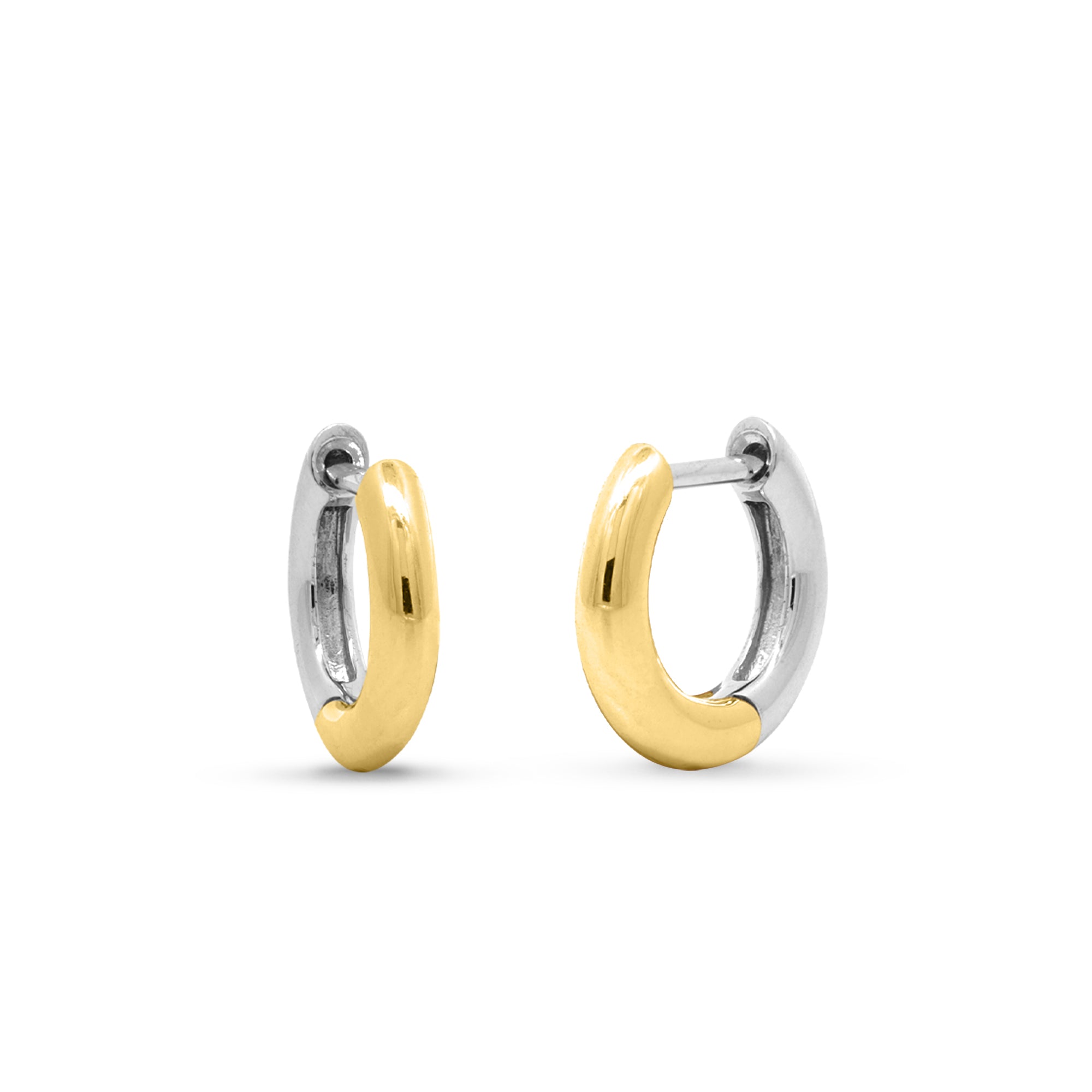 Boma Jewelry Two-Tone Huggie Hoops