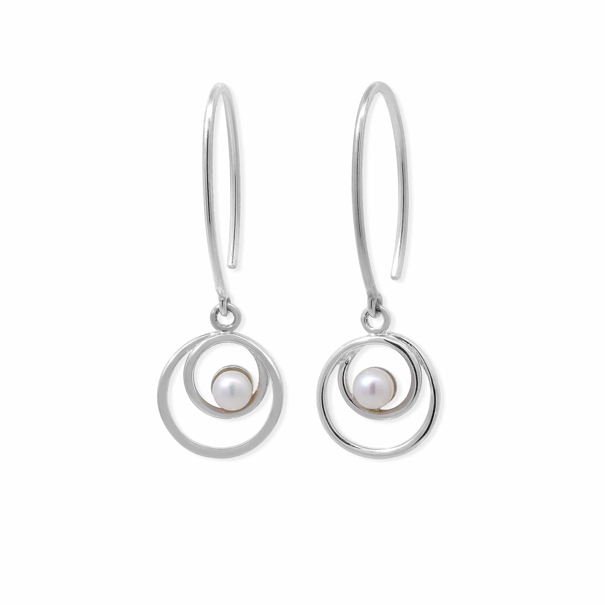 Boma Jewelry Orbit Pearl Earrings