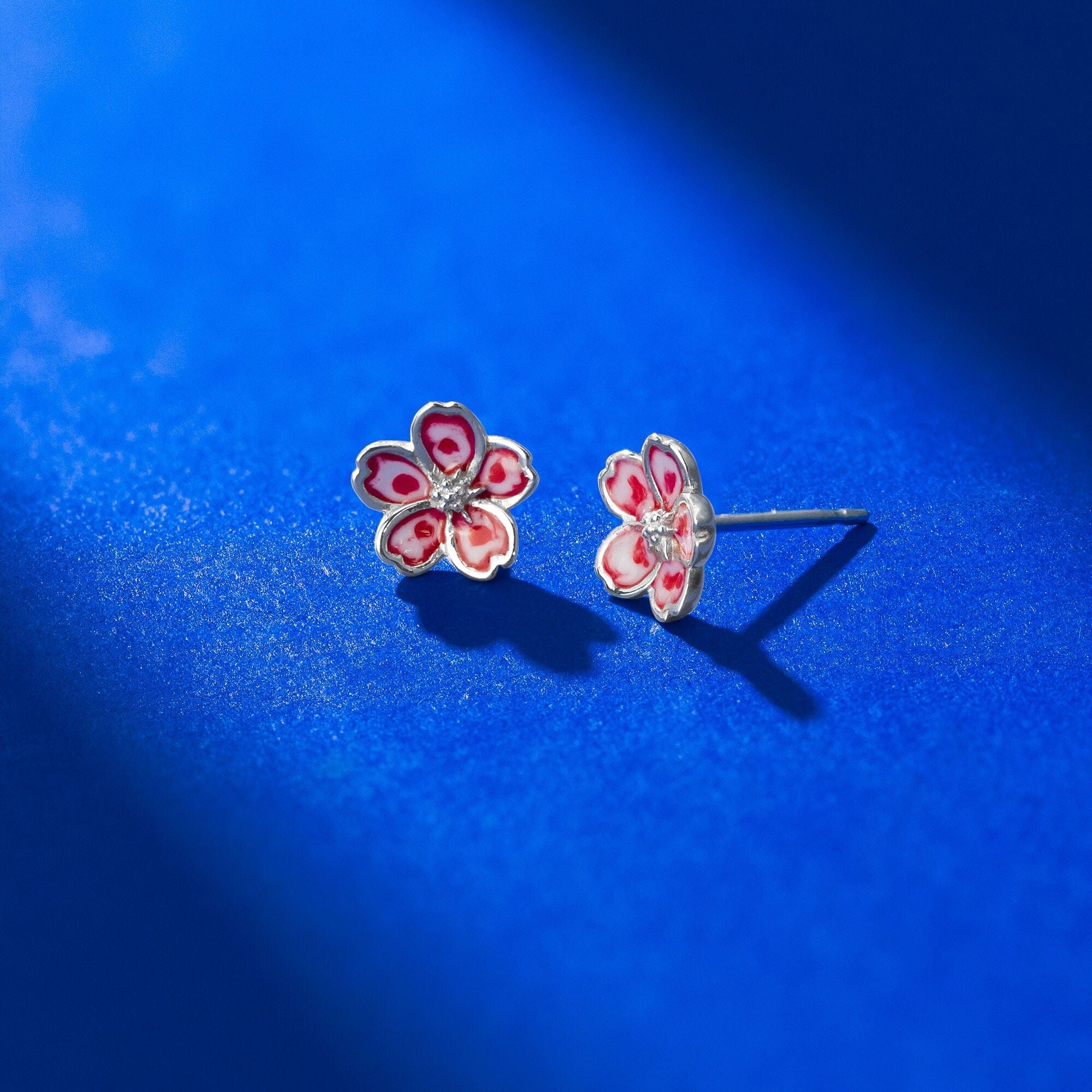Boma Jewelry Pink Cherry Blossom Studs