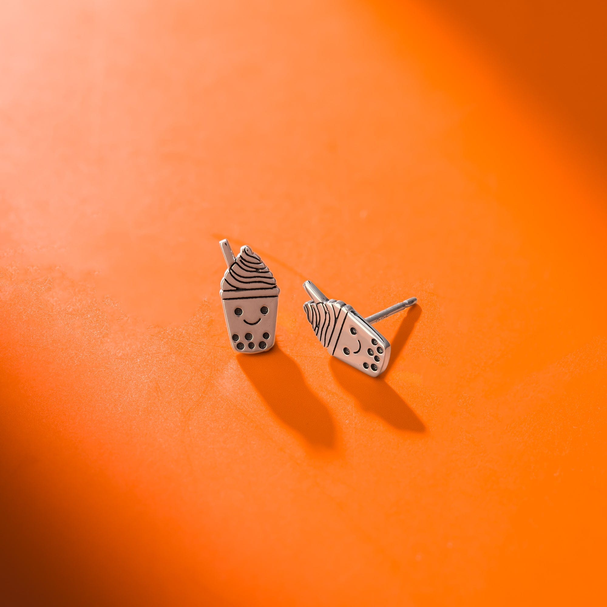 Boma Jewelry Smiling Boba Tea Studs