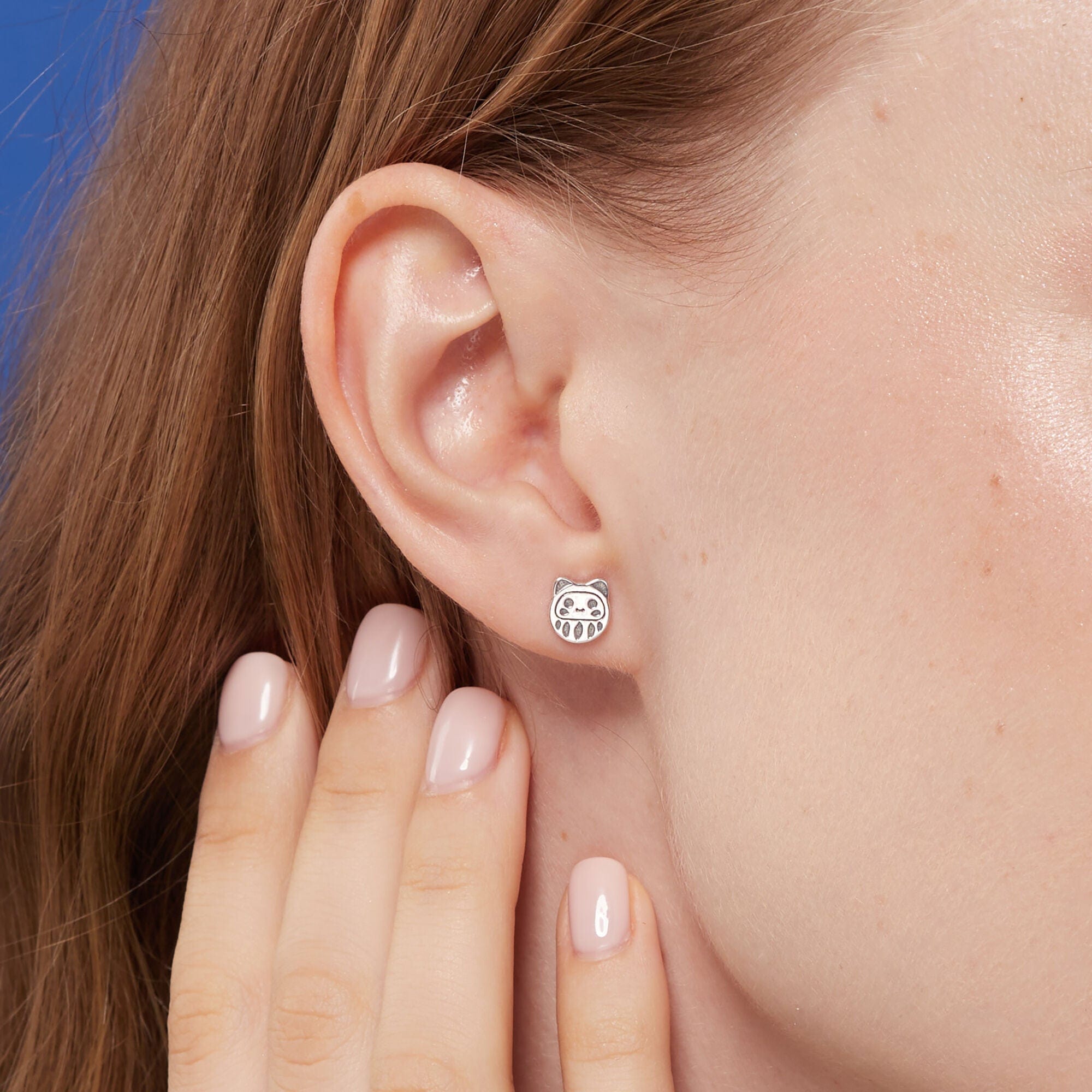 Boma Jewelry Kawaii Daruma Studs