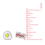 Boma Jewelry Earrings Bacon and Egg Studs