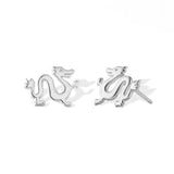 Boma Jewelry Earrings Dragon Animal Zodiac Stud Earrings
