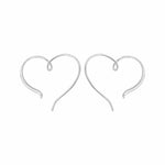 Boma Jewelry Earrings Heartstring Pull Through Hoops
