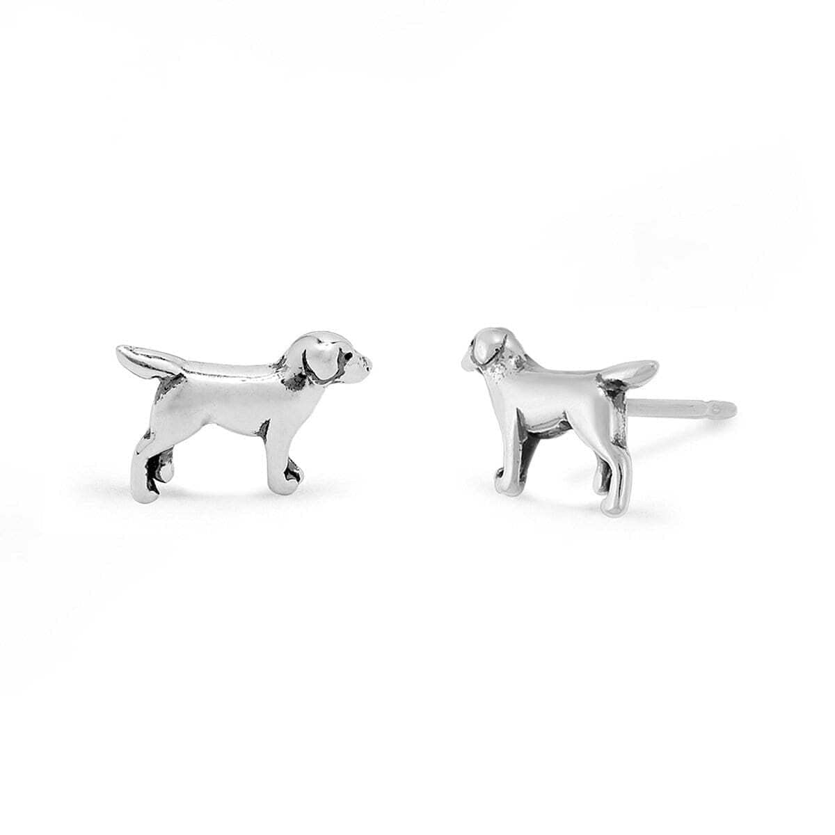 Labrador Retriever Dog | Silver Earrings | Boma Jewelry