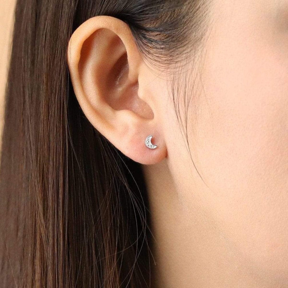 Boma Jewelry Earrings Lune & Etoile  Studs