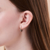 Boma Jewelry Earrings Moon Shape Hoops