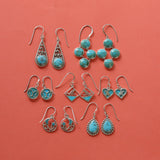 Boma Jewelry Earrings Moving 4-Stone Genuine Dangle Earrings