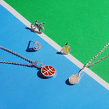 Boma Jewelry Earrings Neon Yellow Tennis Ball Studs