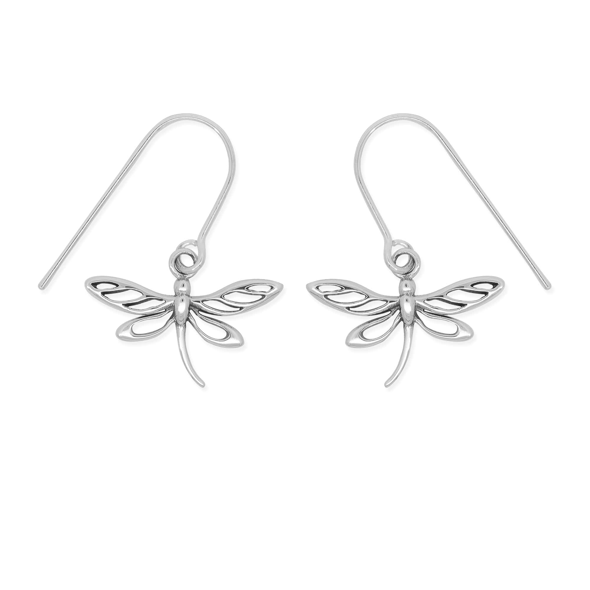 Boma Jewelry Earrings Outlined Dragonfly Dangle Earrings