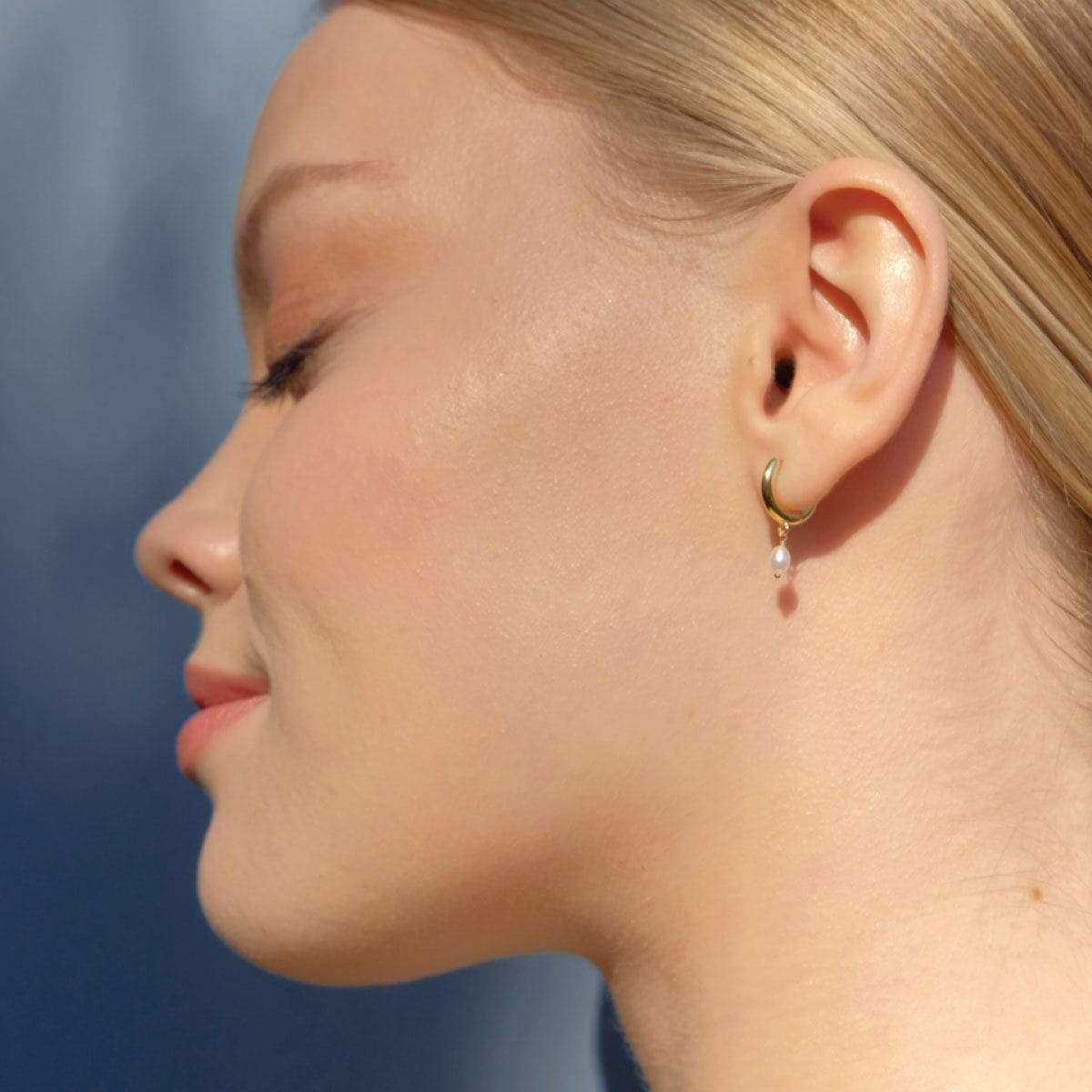 Boma Jewelry Earrings Pearl Huggies