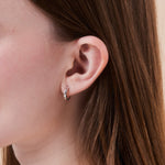Boma Jewelry Earrings Simple C-Shape Hoops