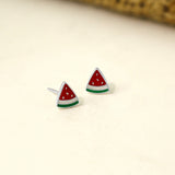 Boma Jewelry Earrings Watermelon Slice Studs