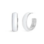 Boma Jewelry Earrings White / Large Alina Cuff Hoops Earrings