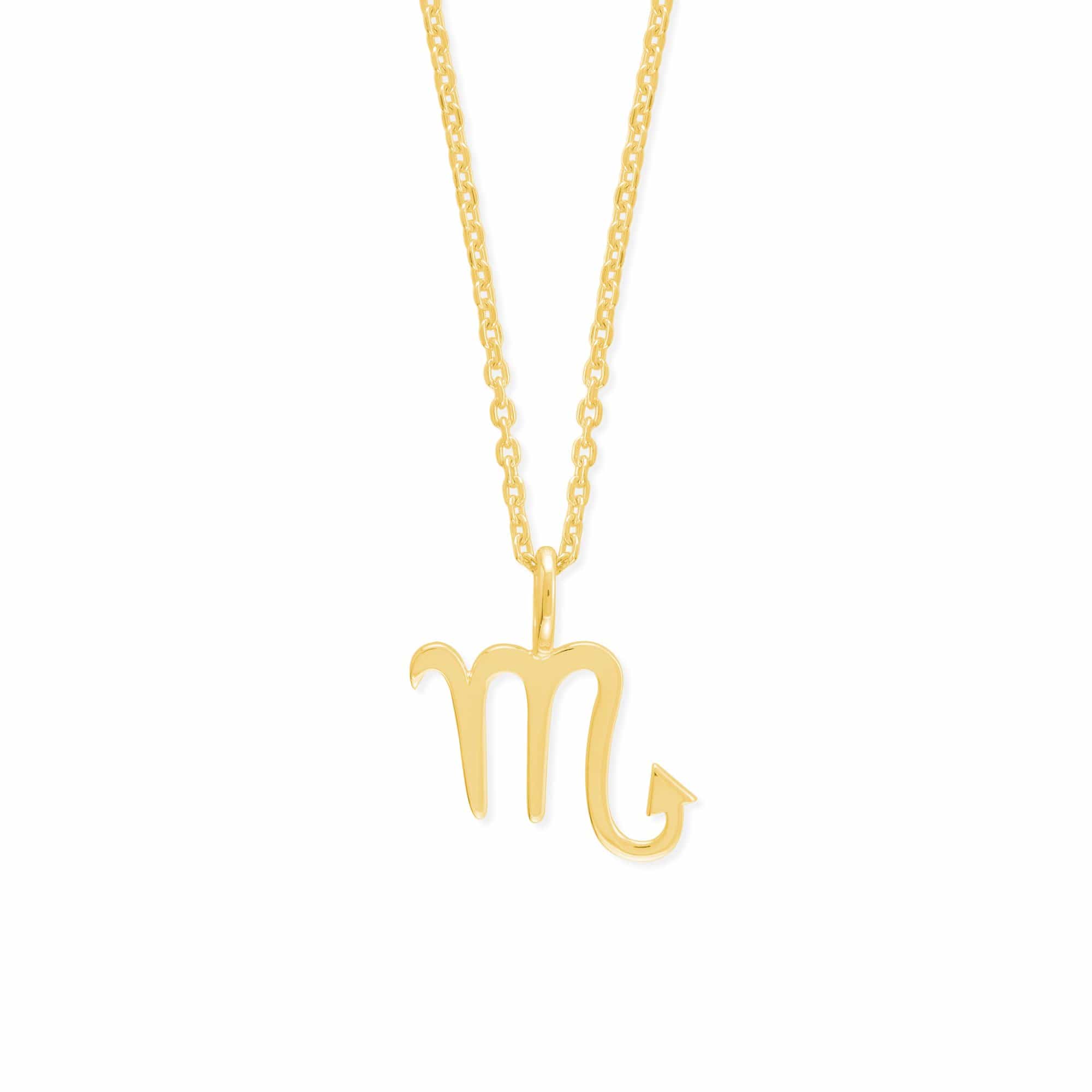 Boma Jewelry Necklaces 14K Gold Plated / Scorpio Zodiac Necklace