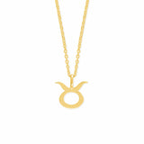 Boma Jewelry Necklaces 14K Gold Plated / Taurus Zodiac Necklace