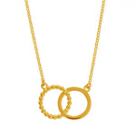 Boma Jewelry Necklaces 14K Gold Vermeil Deluxe Dot Circle Pendant Necklace