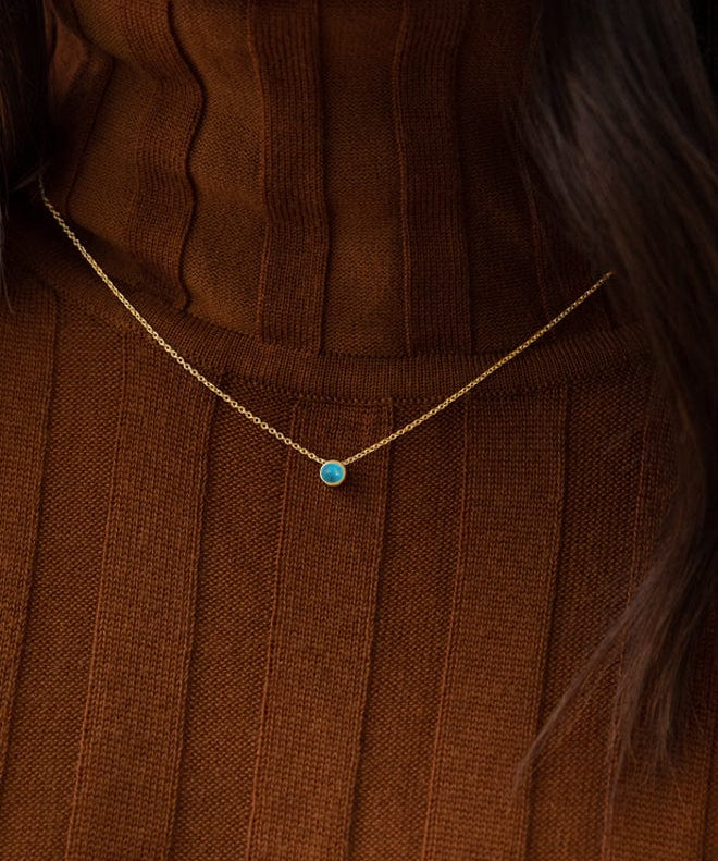 Boma Jewelry Necklaces Belle Dot Pendant Necklace Gold