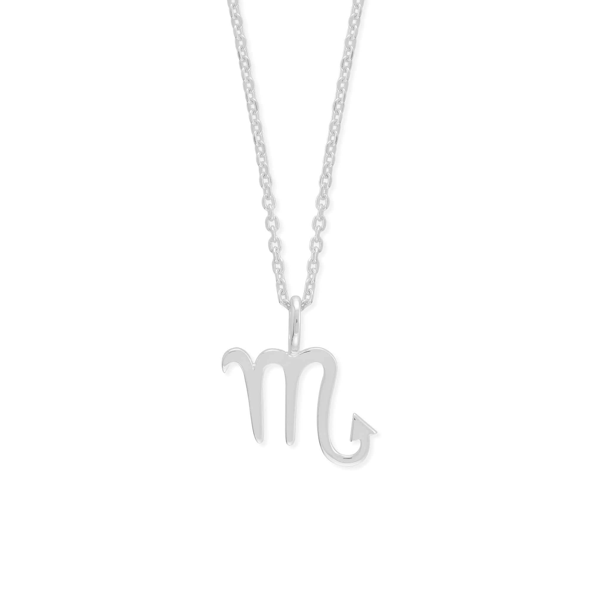 Boma Jewelry Necklaces Sterling Silver / Scorpio Zodiac Necklace