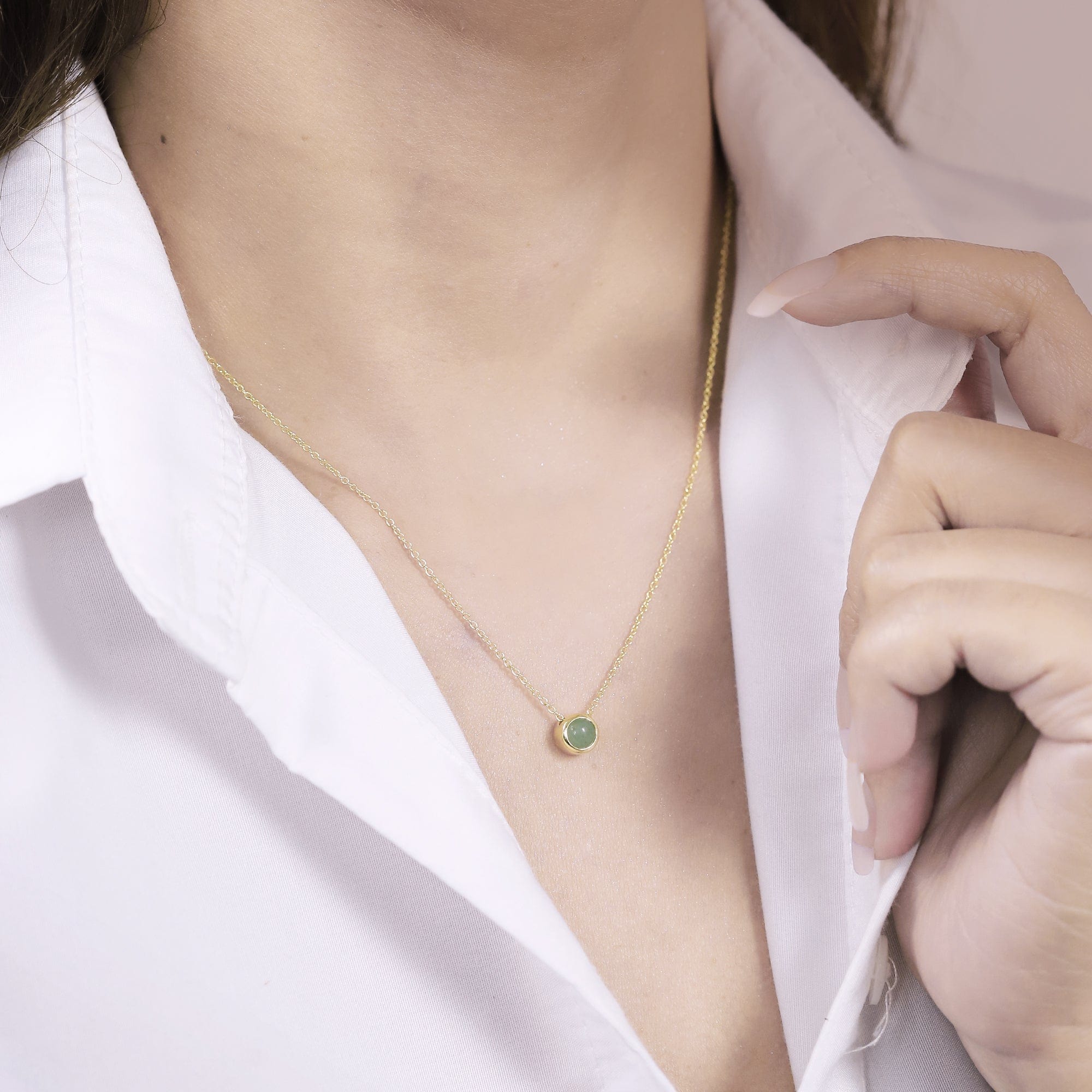 Boma Jewelry Necklaces Treasured Bezel Pendant Necklace