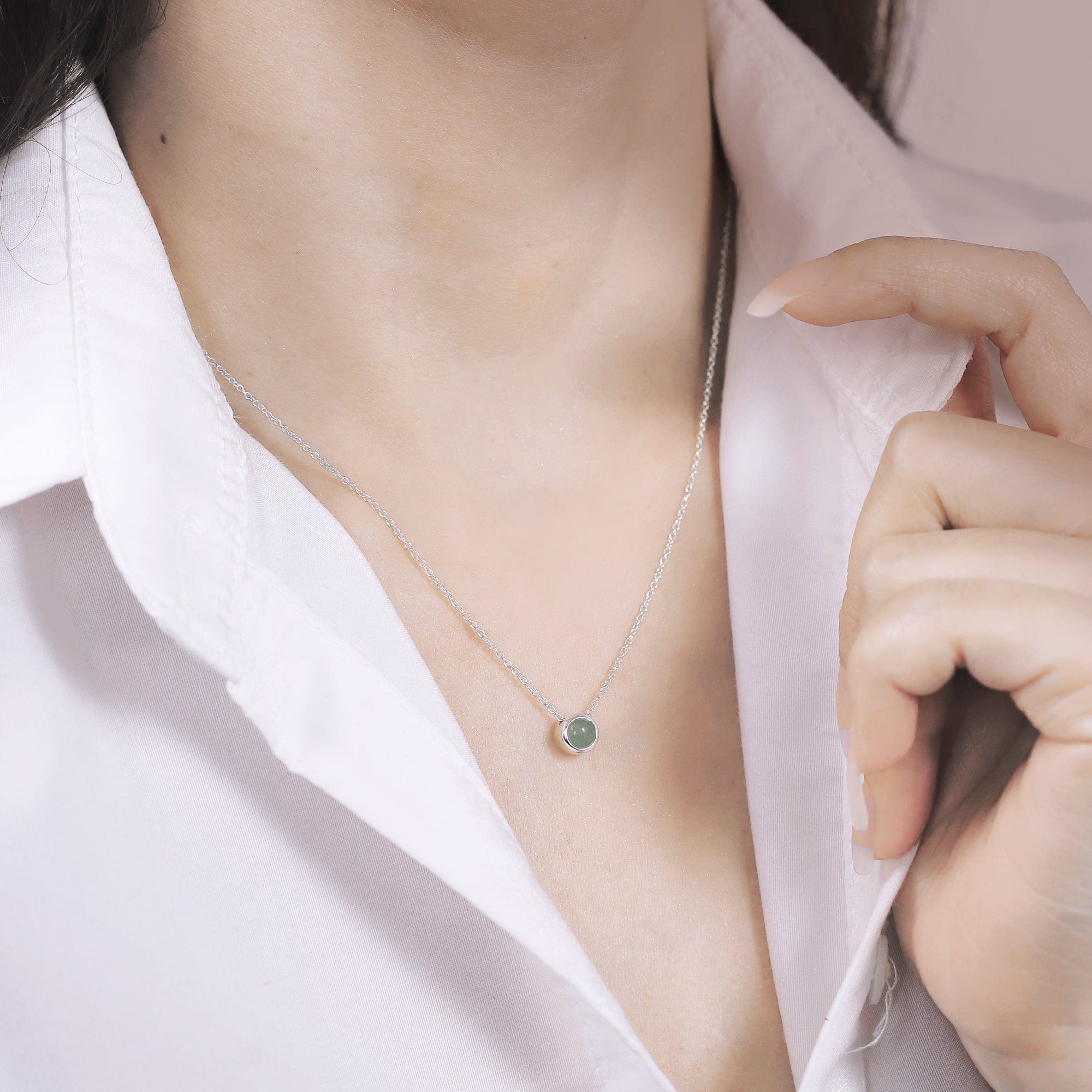Boma Jewelry Necklaces Treasured Bezel Pendant Necklace