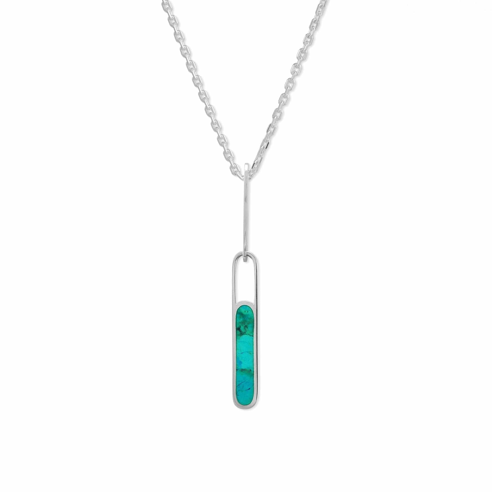 Boma Jewelry Necklaces Turquoise Alina Bezel Pendant Necklace with Stone