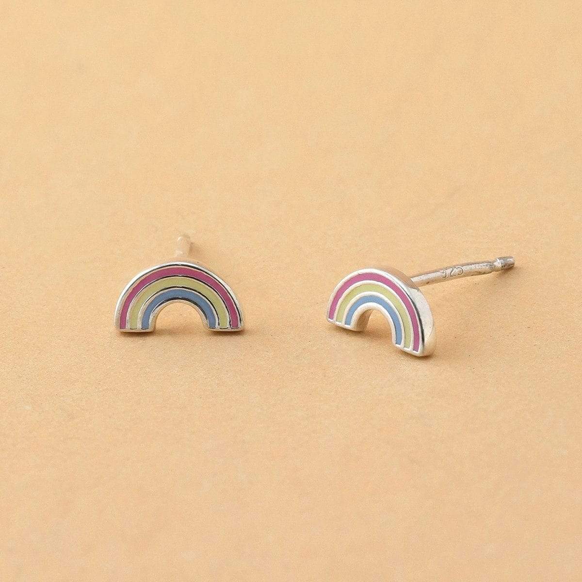 Boma Jewelry Rainbow Color Stud Earrings