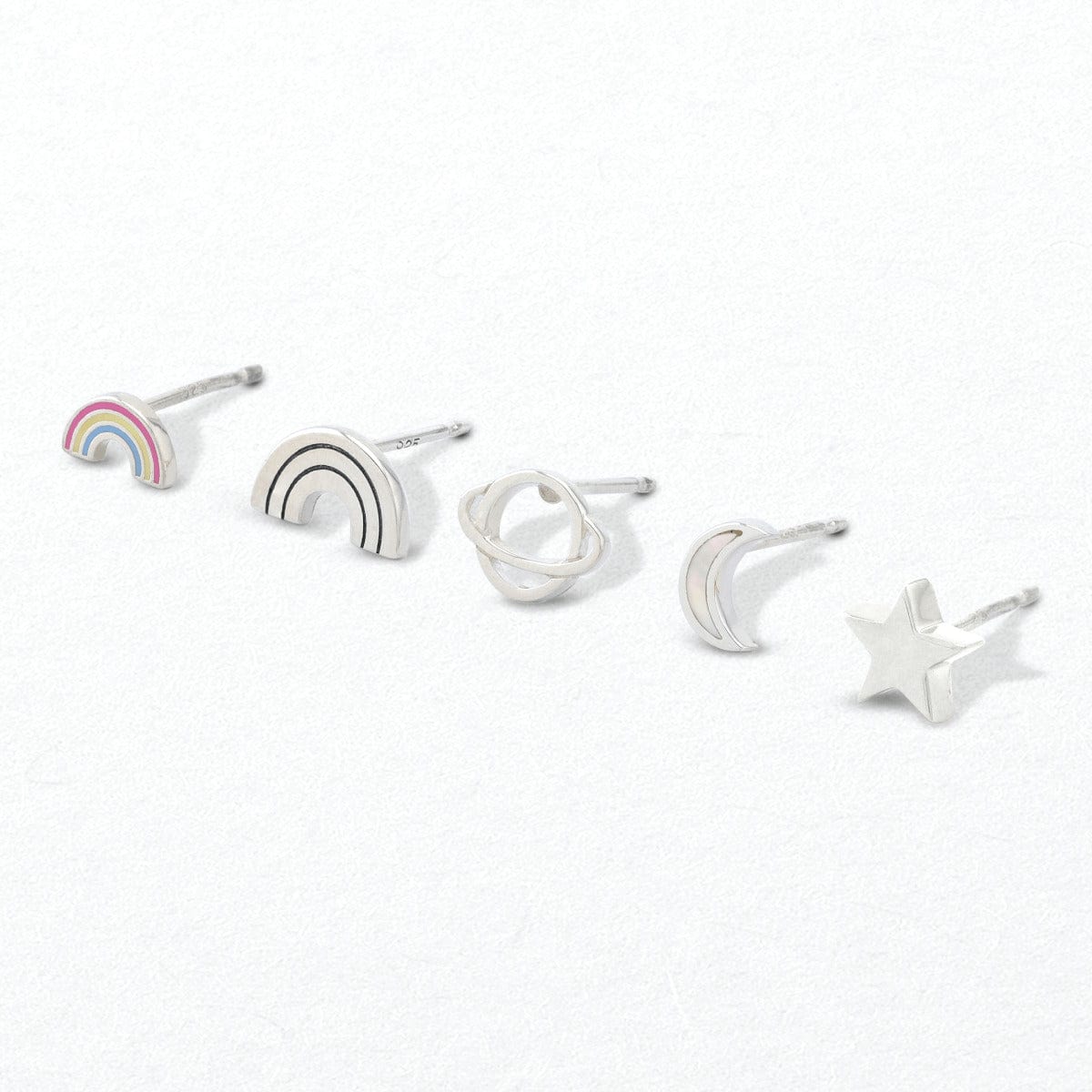 Boma Jewelry Rainbow Color Stud Earrings