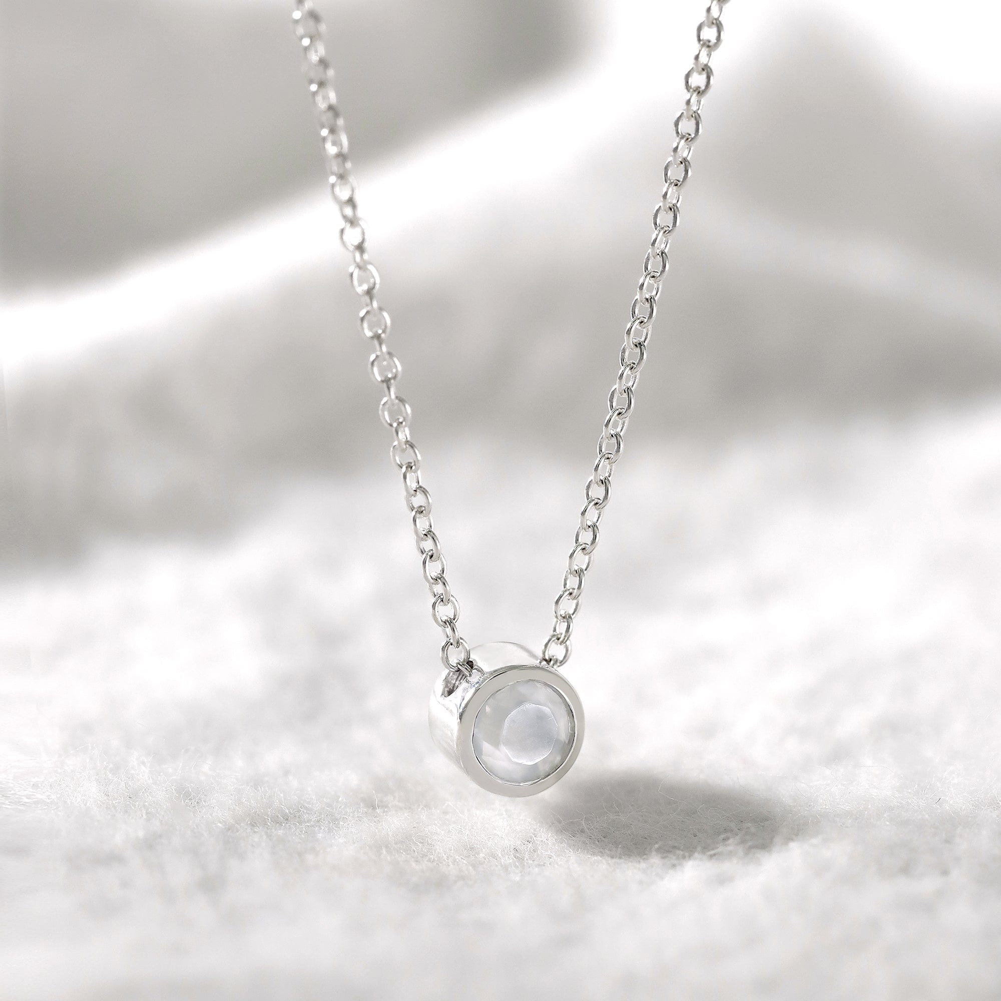 Belle Solo Birthstone Pendant Necklace
