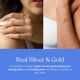 1- Boma Jewelry Real Silver & Gold