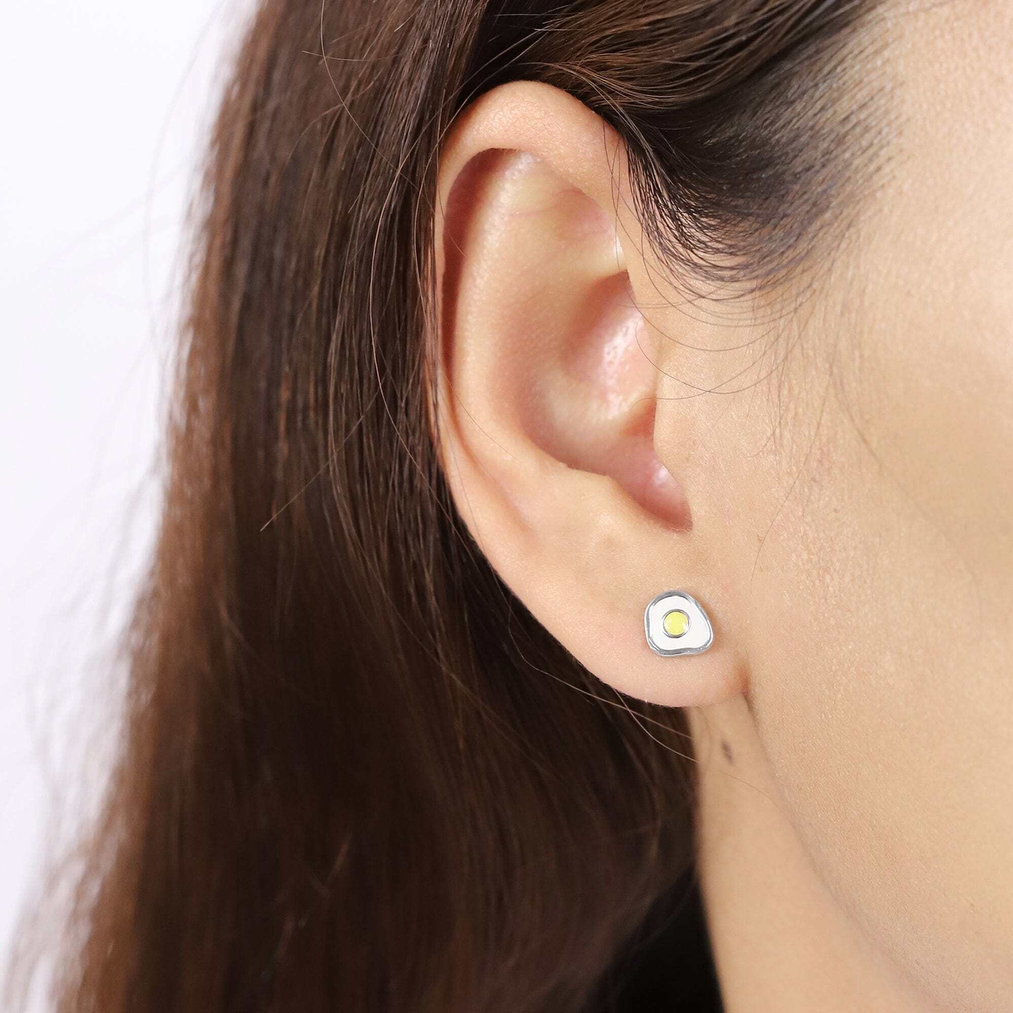 Boma Jewelry Earrings Bacon and Egg Studs