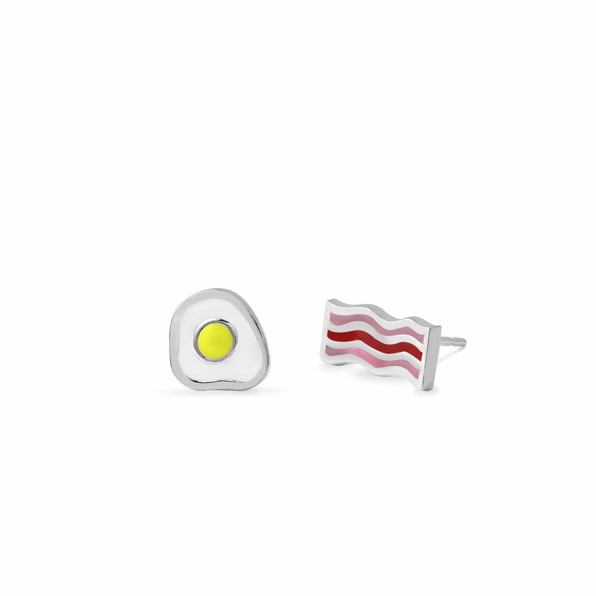 Boma Jewelry Earrings Bacon and Egg Studs