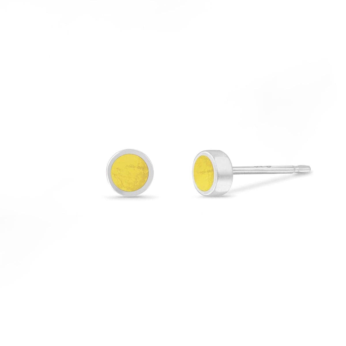 Boma Jewelry Earrings Abalone Belle Mini Studs with Stone