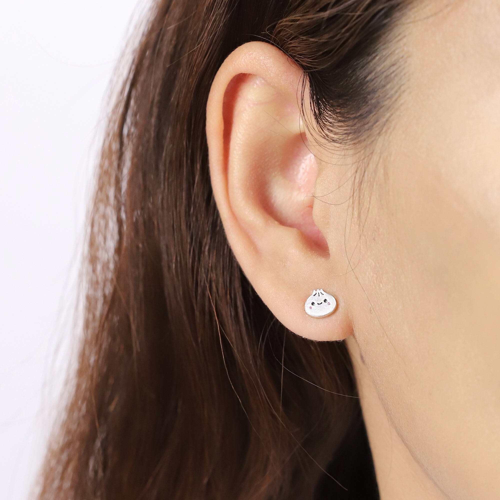 Boma Jewelry Earrings Happy Bao Dumpling Studs