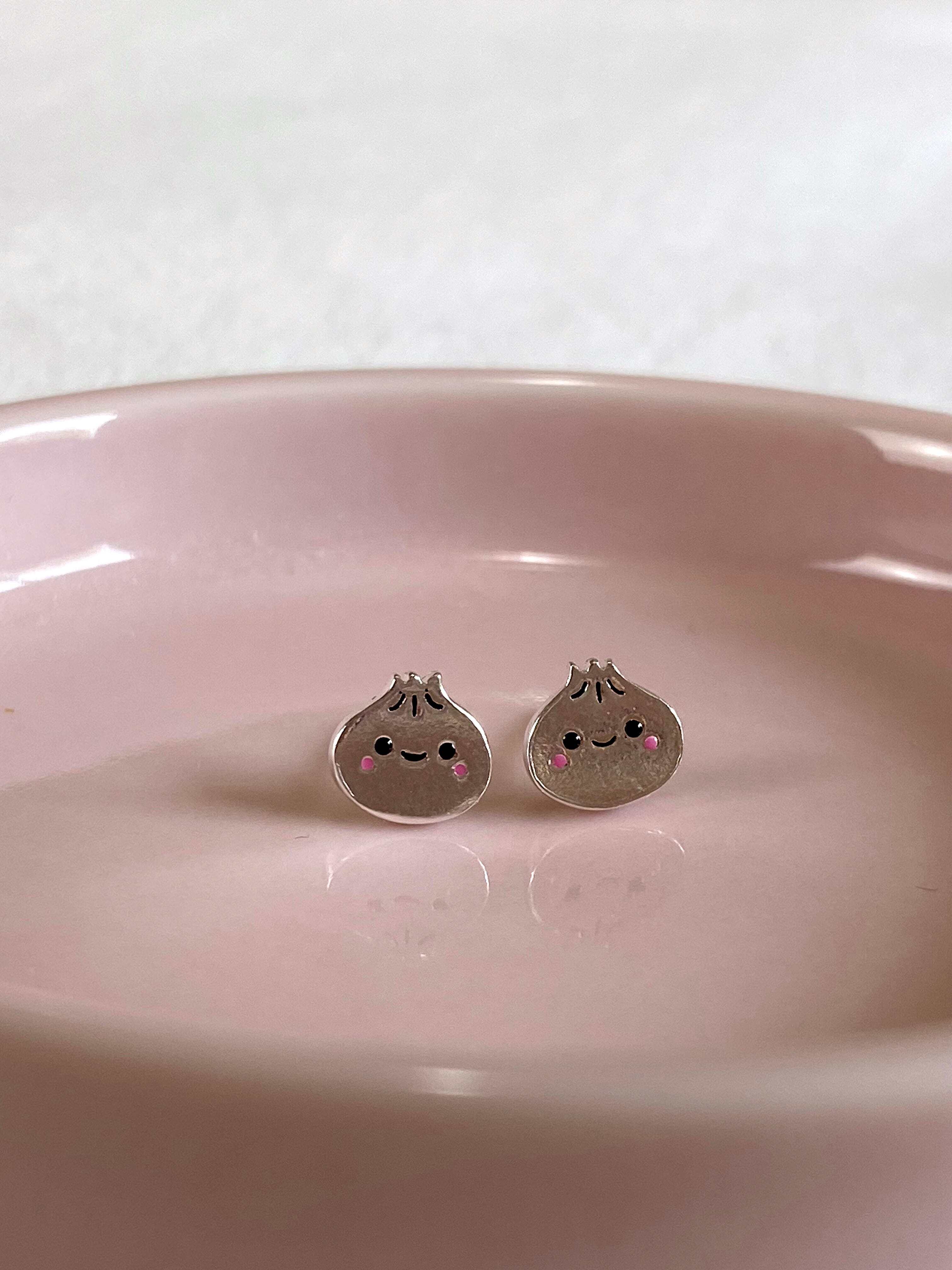Boma Jewelry Earrings Happy Bao Dumpling Studs
