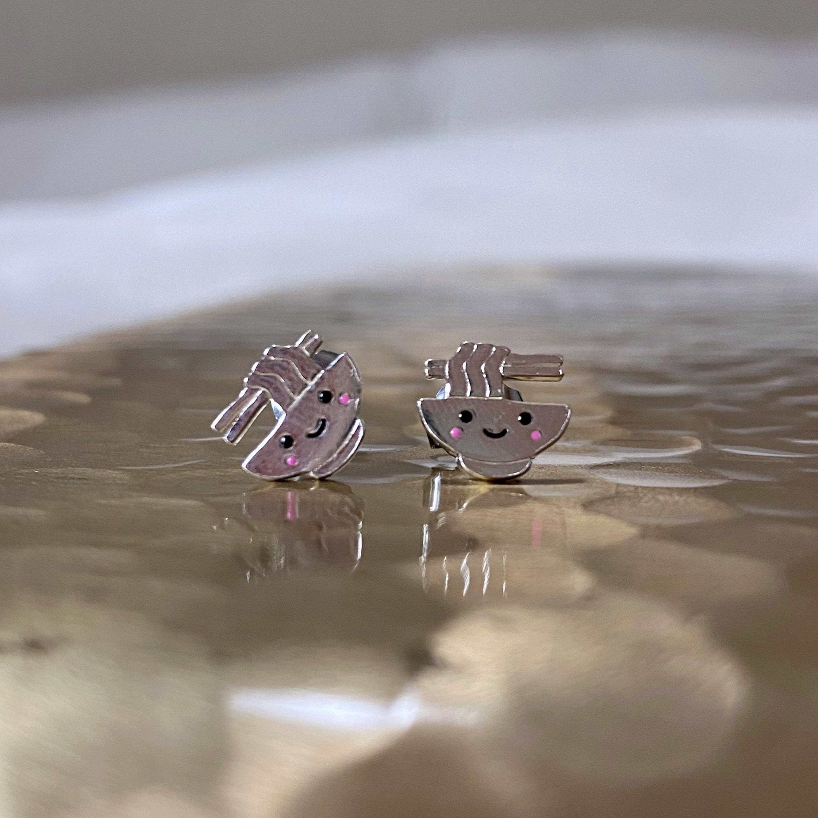Boma Jewelry Earrings Happy Ramen Studs