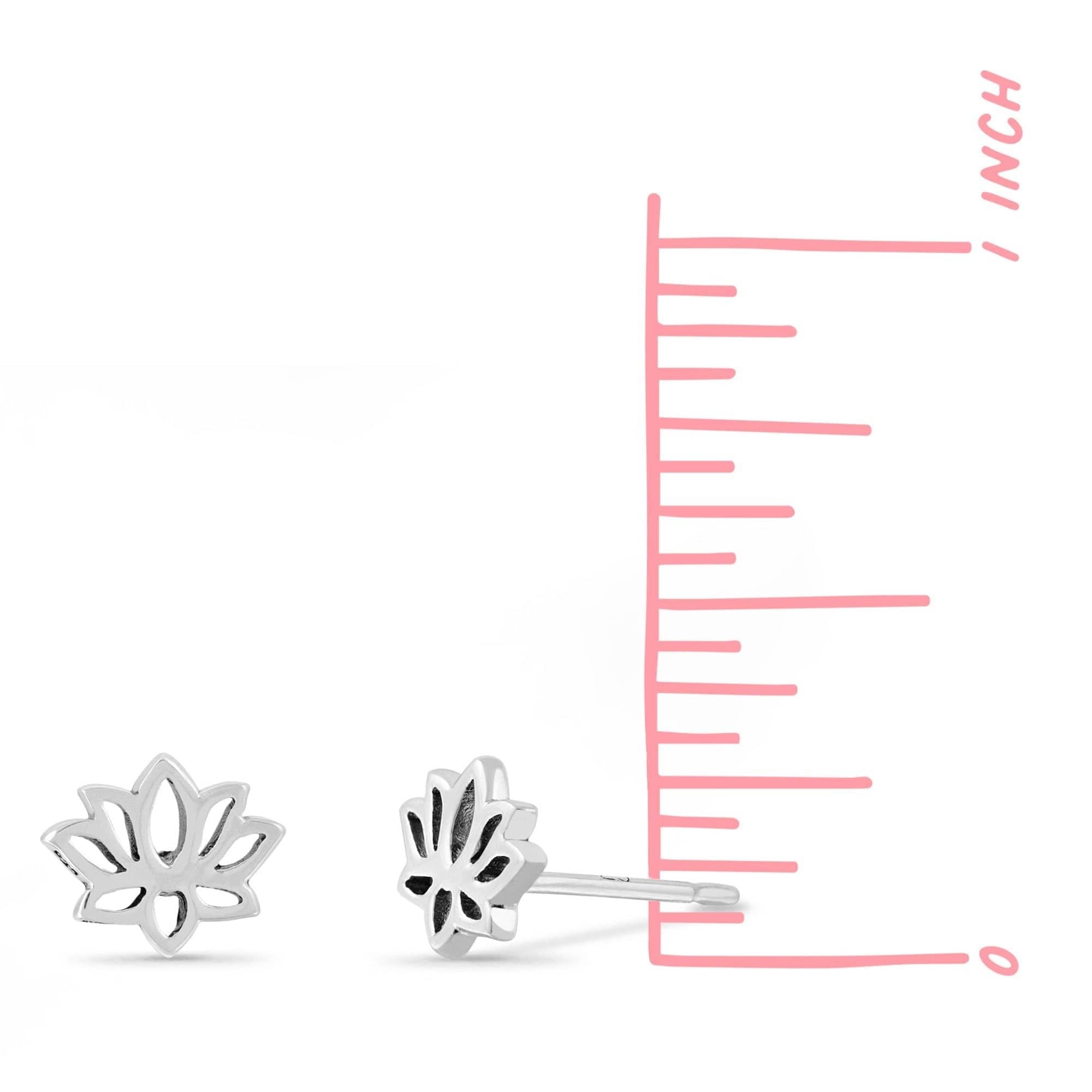Lotus Flower Studs
