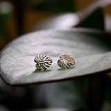 Boma Jewelry Earrings Monstera Leaf Studs