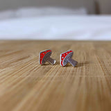 Boma Jewelry Earrings Red Mushroom Studs