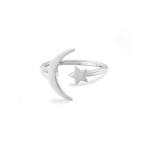 Boma Jewelry Rings 7 Star and Moon Ring