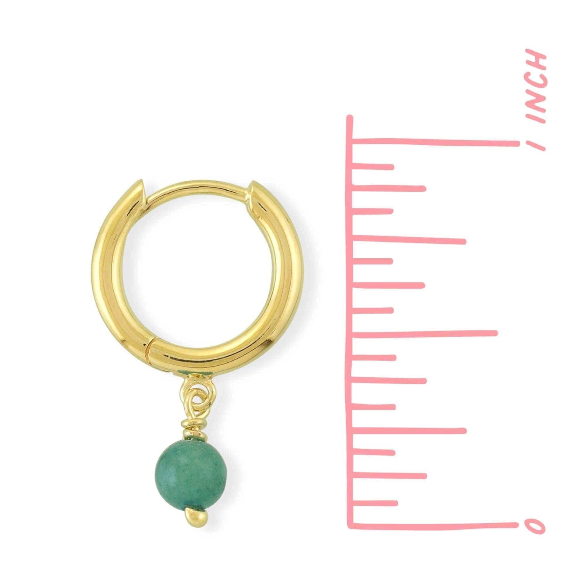 Boma Jewelry Earrings Treasured Drop Huggies