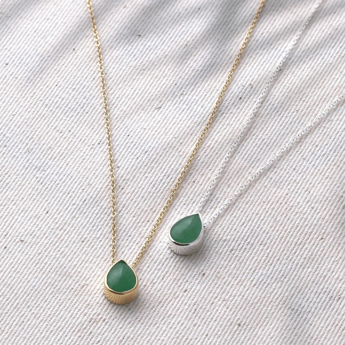 Boma Jewelry Necklaces Lapis Lazuli / Sterling Silver Treasured Teardrop Pendant Necklace