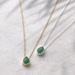 Boma Jewelry Necklaces Lapis Lazuli / Sterling Silver Treasured Teardrop Pendant Necklace