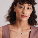 Boma Jewelry Necklaces Lapis Lazuli / Sterling Silver Treasured Teardrop Pendant Necklace