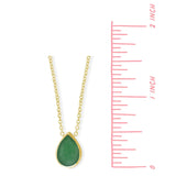 Boma Jewelry Necklaces Lapis Lazuli / Sterling Silver Treasured Teardrop Pendant Necklace